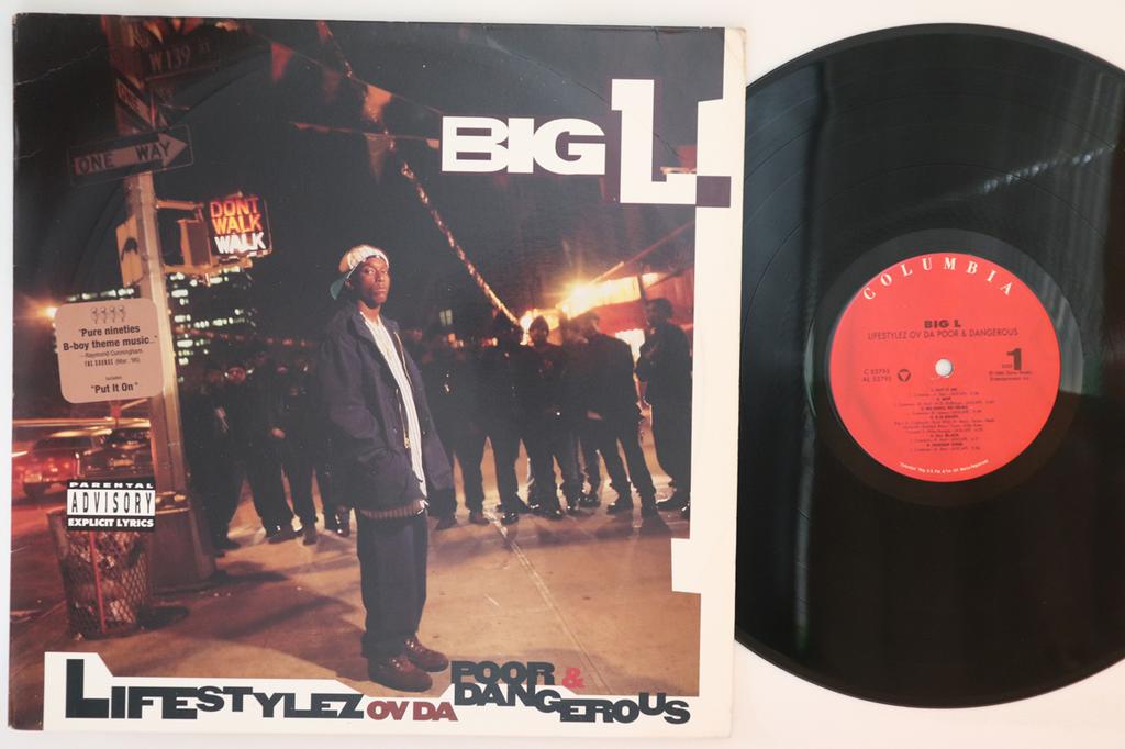 LP Record BIG L - Lifestylez Ov Da Poor & Dangerous C53795 COLUMBIA 1995 US Rap & Hip-Hop/R&B Used