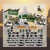 Moc Military Soldiers Building Blocks Figurines Set Plastic Toy With Weapon Accessories And Equipment Bag