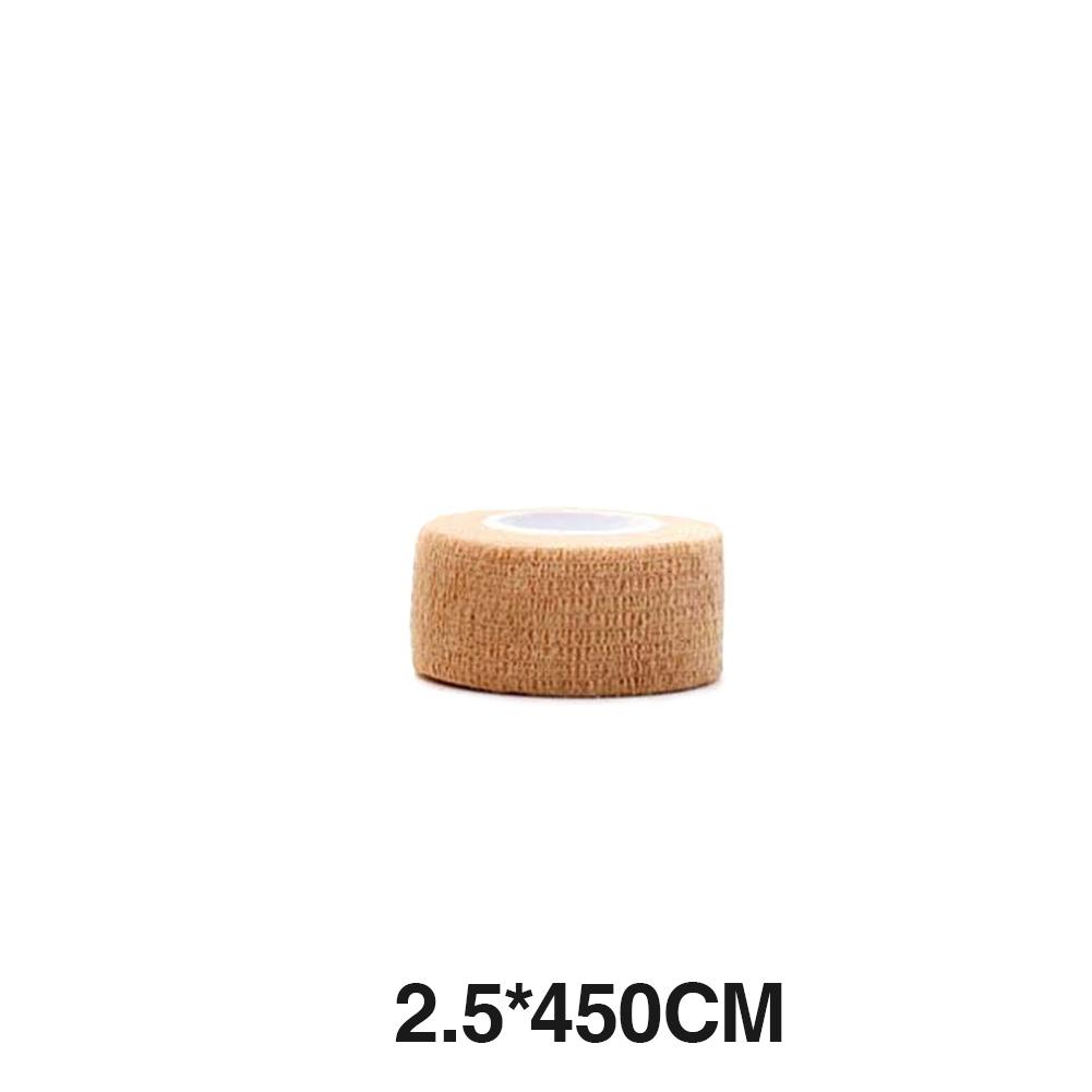 

1 рулон 450 см самоклеючий еластичний бинт спортивний тренувальний компресійний дихаючий фіксаційний допоміжний бинт 2.5cmx450cm