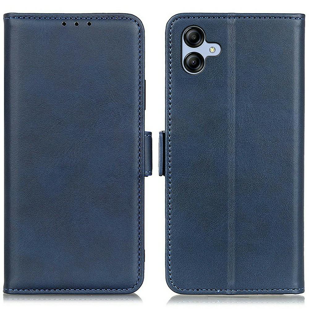 

Для Samsung Galaxy A07 Чехол-подставка Текстура коровьей кожи Искусственная кожа Чехол для телефона Blue