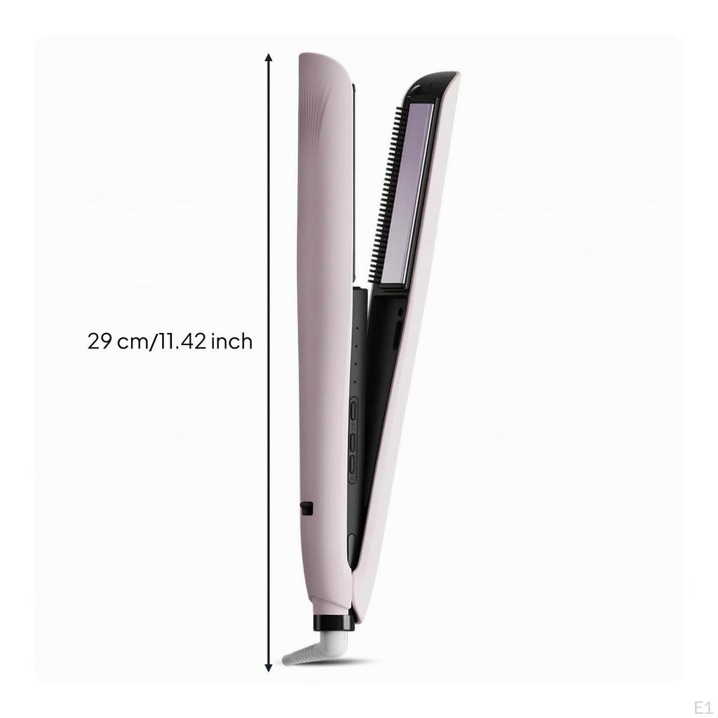 Steam Hair Straightener with Comb Ceramic FrizzReducing Straightening for