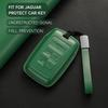 Leather Car Key Cover Case Protection Shell Keychain For Jaguar XE XJ XJL XF A9 C-X16 V12 Guitar F-type E-Pace