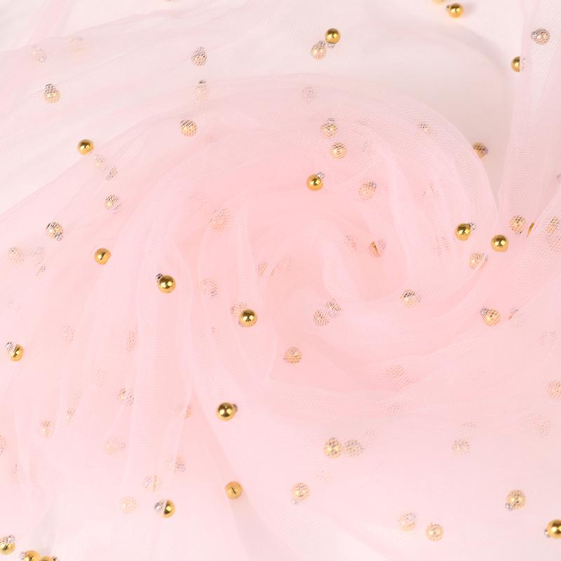 Nail Photos Shooting Props Gauze With Pearl Photography Background Tulle Items Fotografia Backdrops Decoration Materials