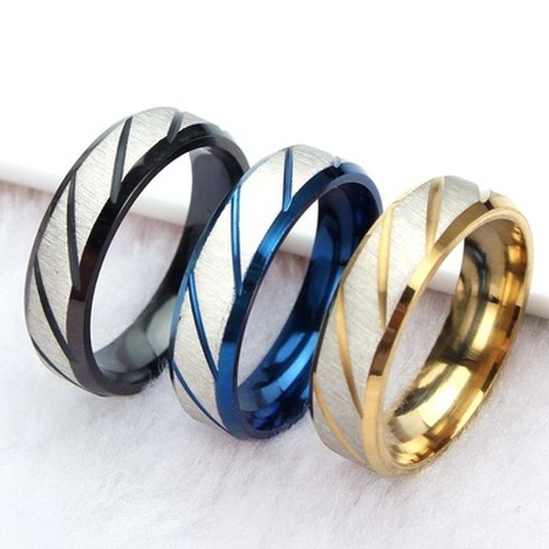 Anello in Acciaio di Titanio da Donna e Uomo Anello Lucido a Specchio Anello di Fidanzamento Matrimonio Anello di Promessa