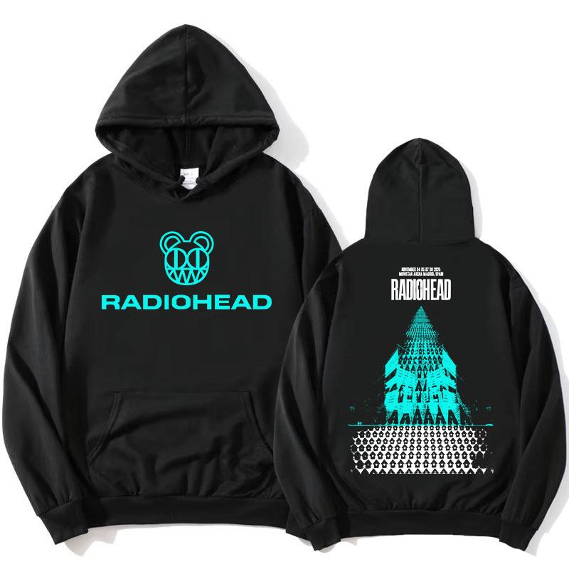 

Rock Band Radiohead Tour 2025 November Hoodies Fleece Winter Long Sleeve Hooded Sweatshirts Casual Fashion Men/Women Pullovers XS