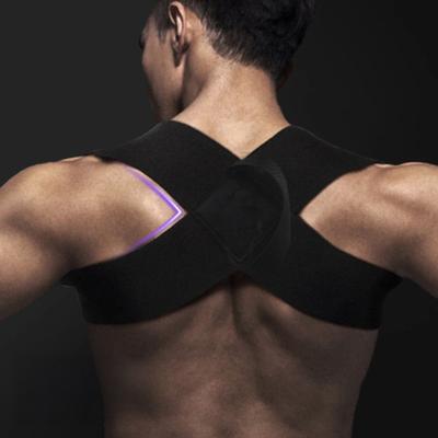 Heavy Shoulder Straps for Weight Training Adjustable Posture Support Unisex Elastic Breathable Back Brace for Workouts Daily Wear