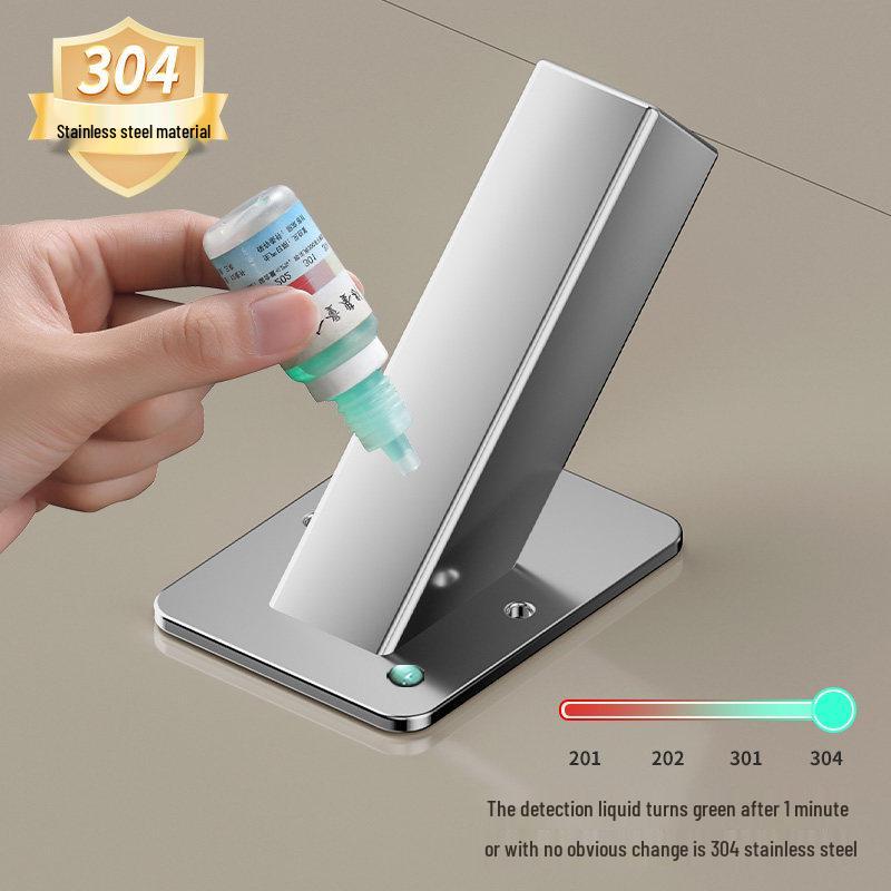 Stainless Steel No-Drill Wall Hook for Coats and Hats