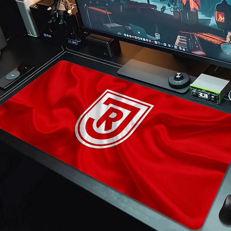 SSV Jahn Regensburg Large Size Mouse Pad Large Gaming Table Cushion Non-slip Laptop Tablet Big Mousepad XXL Mat Mini PC Playmat With Lock edge