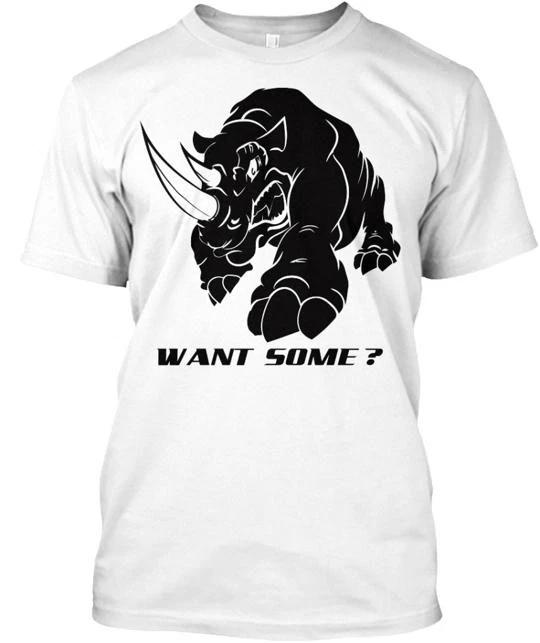 Want Some No Fear Angry Rhino T shirt Made in the USA Size S to 5XL S
