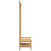 Clothes Rack with Shelves 103 X 40 X 183 Cm Bamboo