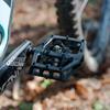 Funn Ripper2 Mountain Bike Clipless Pedals - Single-Sided Clip, Compact Platform Mountain Bike Pedals, SPD Cleat Compatible (Black)