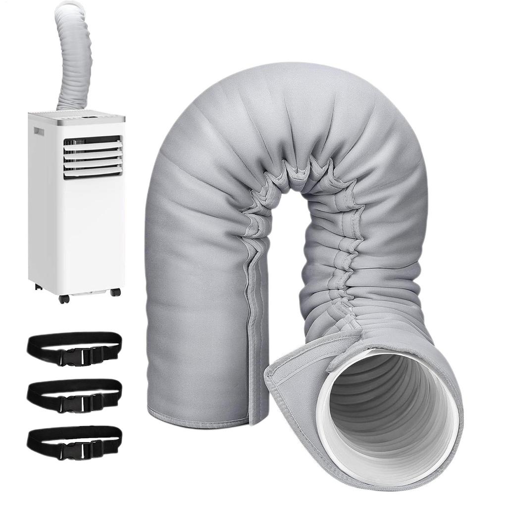 Portable AC Hose Insulation Sleeve Portable Ac Hose Heat Insulation Cover Dustproof Air Conditioner Exhaust Tube Protector Wrap 