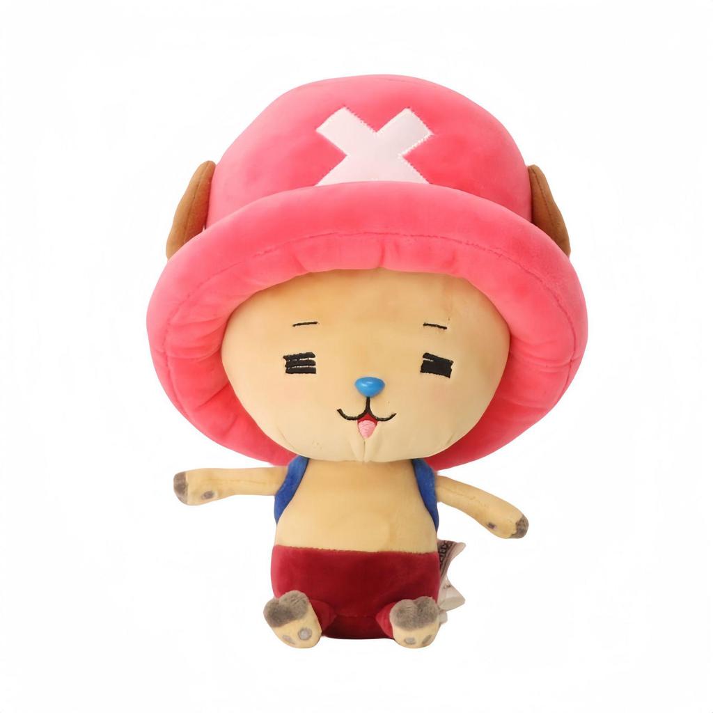 Genuine One Piece Luffy, Chopper, Zoro Plush Figures (20-30cm) - Anime Cartoon Dolls, Perfect Gifts