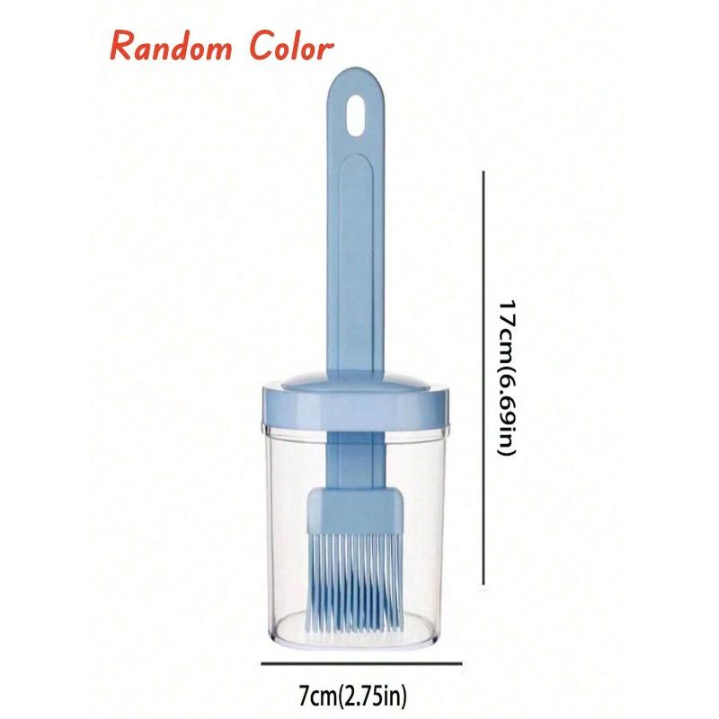 1 Random Color Silicone Oil Brush, Heat-resistant Edible Oil Brush, Suitable for Cooking Tools, Home Baking Tools, Oil Bottles, Etc.
