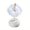 1Pc Rotating Ballet Music Box - Elegant Dance Girl's Desktop Handicraft Figurine Box Friend's Wedding Birthday & Christmas Gift