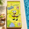 Beach Towels cute b-b-BobS-s Soft fun Quick Dry Pool cartoon s-S-S-SpongeS-eS bathing Towel Travel Gym Spa Camp sport face Gift