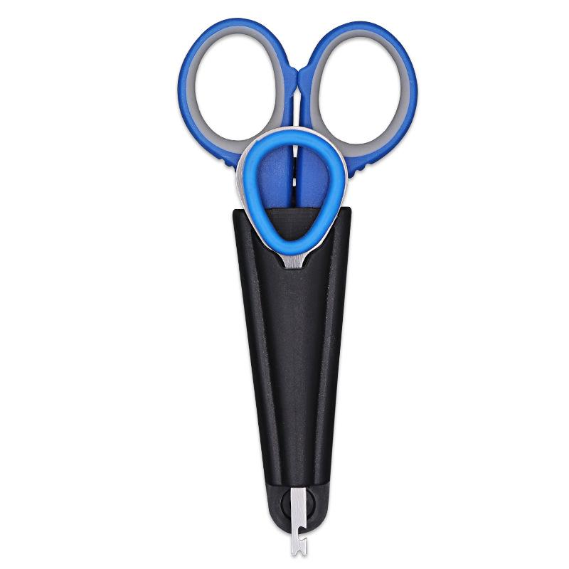 3 in 1 3PCS Stainless Steel Sharp Fishing Scissors Unhooker Multipurpose Fish Line Cutter Portable Hook Remover With Cover