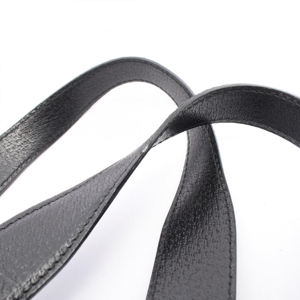 Used BVLGARI Logo Mania Tote Bag Tote Bag canvas leather Black Used Women