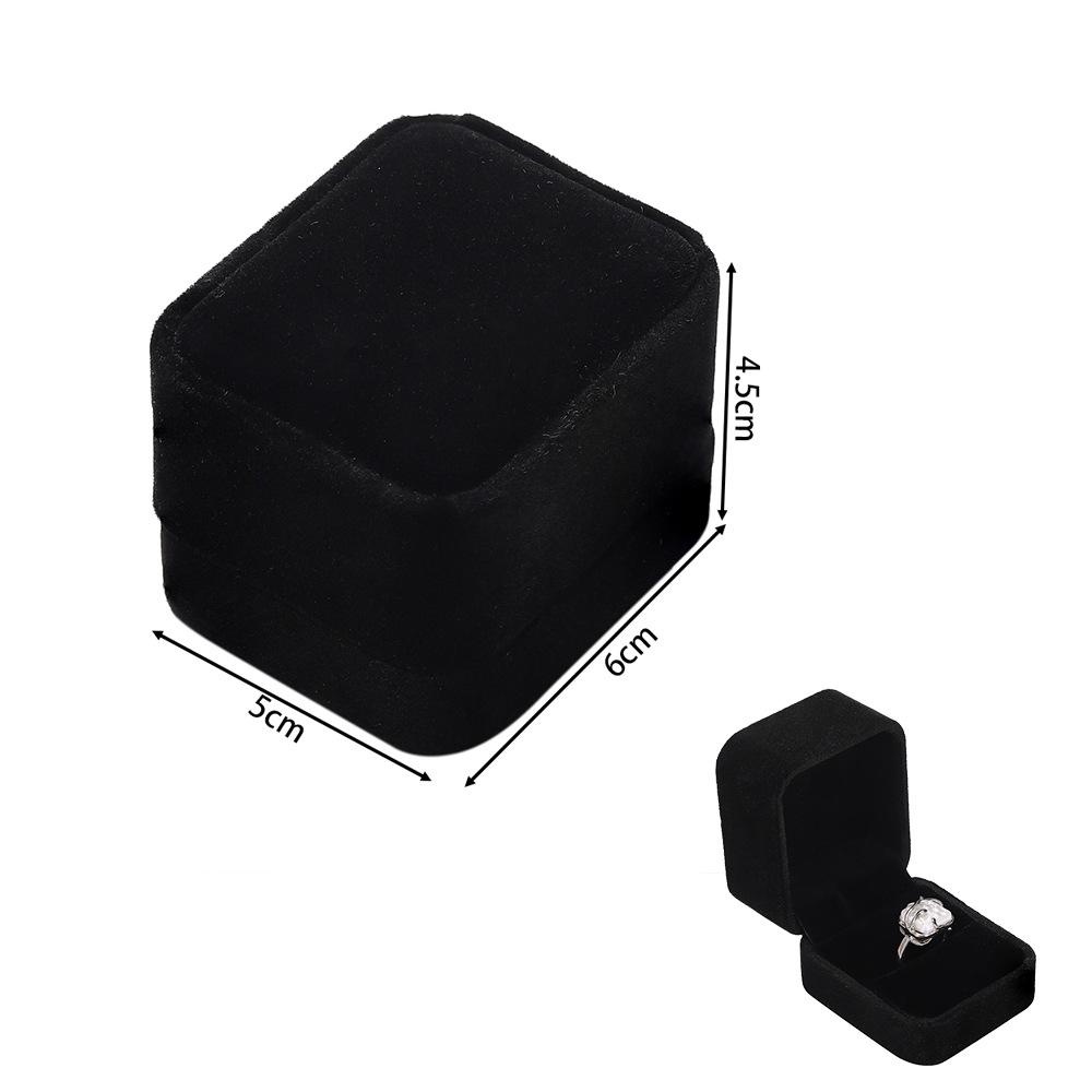 Rounded Flannel Jewelry Box for Rings, Earrings, Pendants, Bracelets, Bangles, and DIY Packaging.