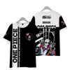 ONE PIECE Anime Women Men's T-shirts Cartoon Printed O-Neck Oversized Short Sleeves Fashion Mens Clothing Streetwear