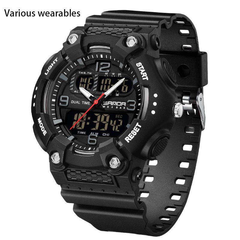 New Couple Electronic Watch Junior High School Student Multifunctional Outdoor Sports Electronic Watch
