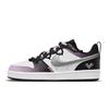 Court Borough Sweetheart Punk Abrasion Resistant Low Top Skateboard Shoes Women's Black Silver Pink BQ5448-115(Team598-)