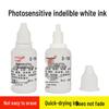 196 White Indelible Ink: Quick-Drying, Non-Fading for Metal, Plastic, Leather, and Ceramic Surfaces