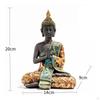 Figurina di Buddha Meditante Resina Ornamento per la Meditazione Aspetto Artigianale Decorazione Buddista