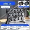 Tiemyun 205KG Pure Steel Decagon Dumbbell Set with Rack