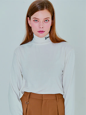 D So H Logo Turtleneck [White] White/Free