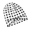 ZLIENSZUS Modern Adult Beanie Hat with 2D Flat Printing Dots Pattern - Minimalist Suitable for Streetwear, Casual Outfits, Versatile for &, Comfortabl