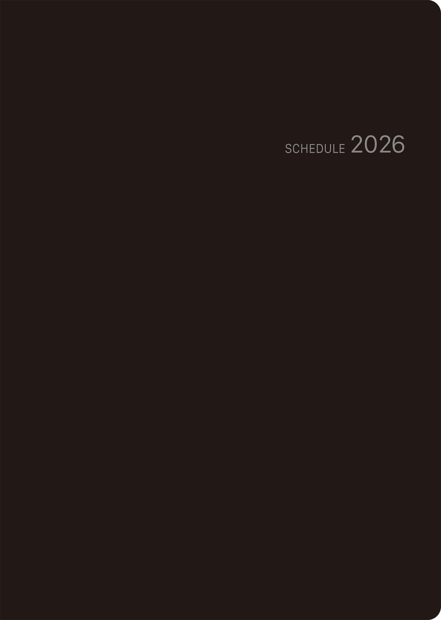 Takahashi 2026 April B5 Weekly Desk 933 Planner, Start, Diary, Black, No.