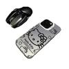 Applicable To Apple 16 Mobile Phone Case 16plus New 15promax Simple Huawei Cartoon Female Big Head Kitty Cat