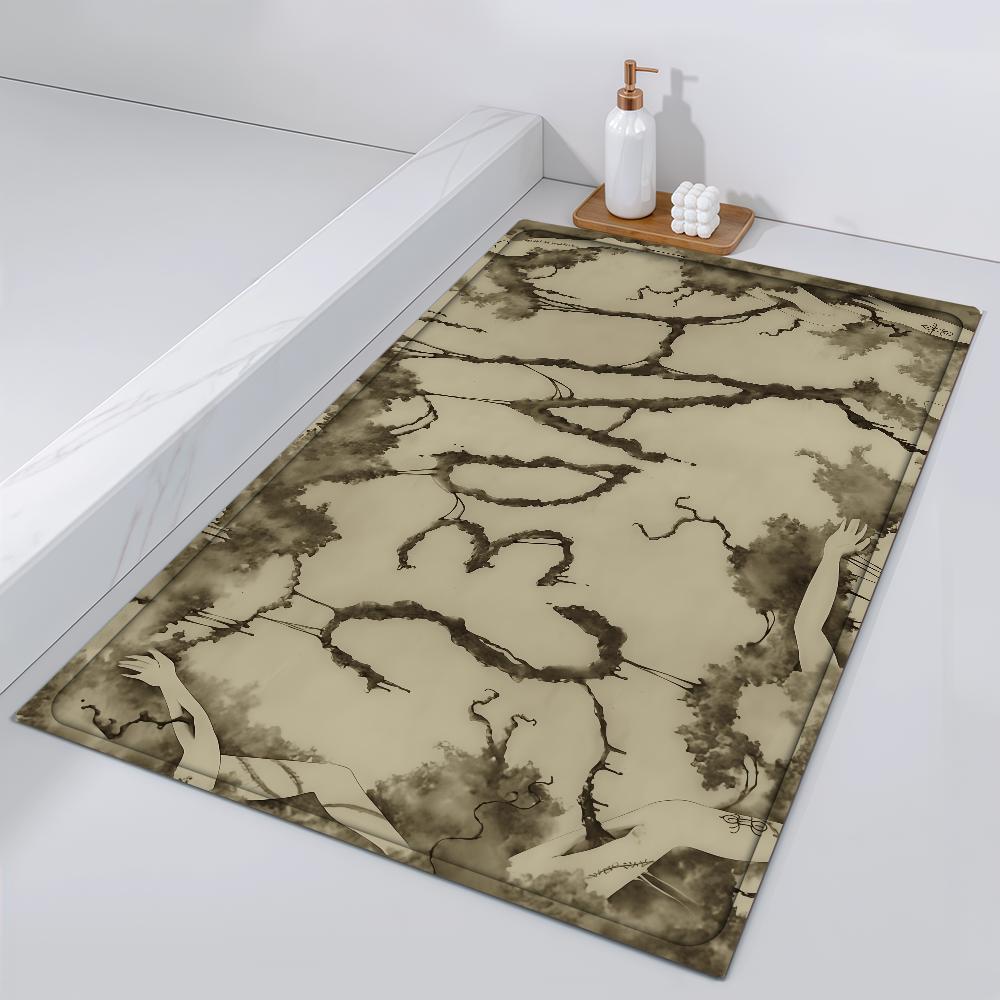 

M-Melanie Door Mat Bedside Martinez Entrance Bath Floor Decoration Corridor Door Mat Carpet Record Singer Living Room Balcony 40cm x 60cm