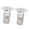 2PCS Sink Drain Filter Stainless Steel Anti Smell Anti Clog Pop Up Drain Stopper Hair Catcher for Bathroom Kitchen Wash