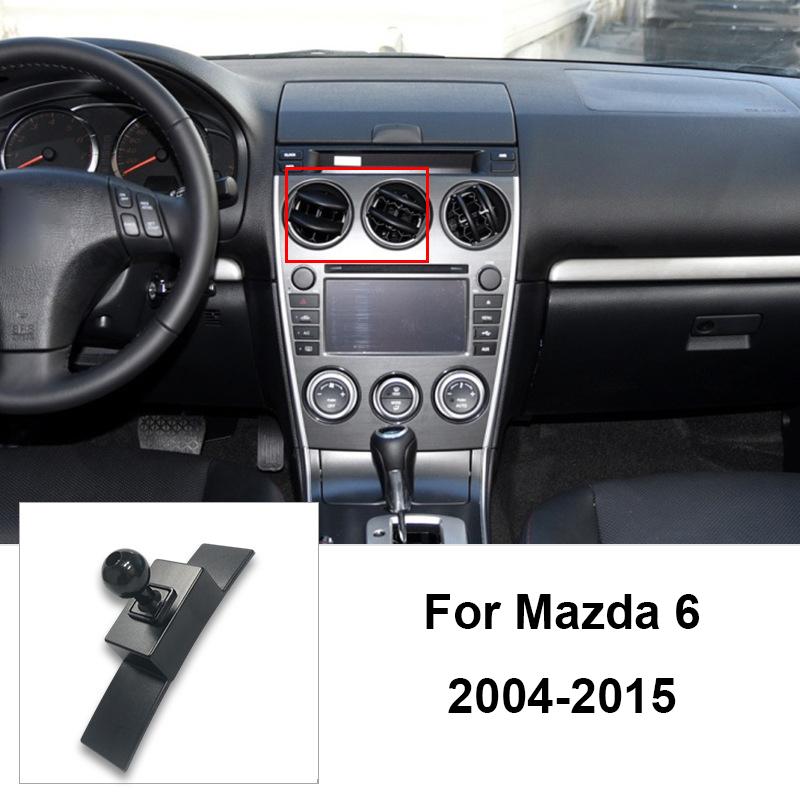 Car Dedicated Phone Holder Bracket Mount Special Base For Mazda 3 6 RuiYi CX-4 CX-5 CX-8 Atenza Axela CX30 Air Vent Bracket Clip sqmhc03
