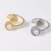 Deep Sea Romance: French Shell Pearl Adjustable Ring