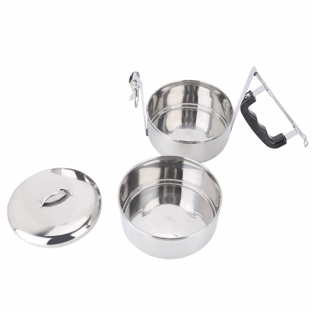 2 Tier/3 Tier Stackable Bento Box Stackable Design Thermal Food Container For Office 2 Layers