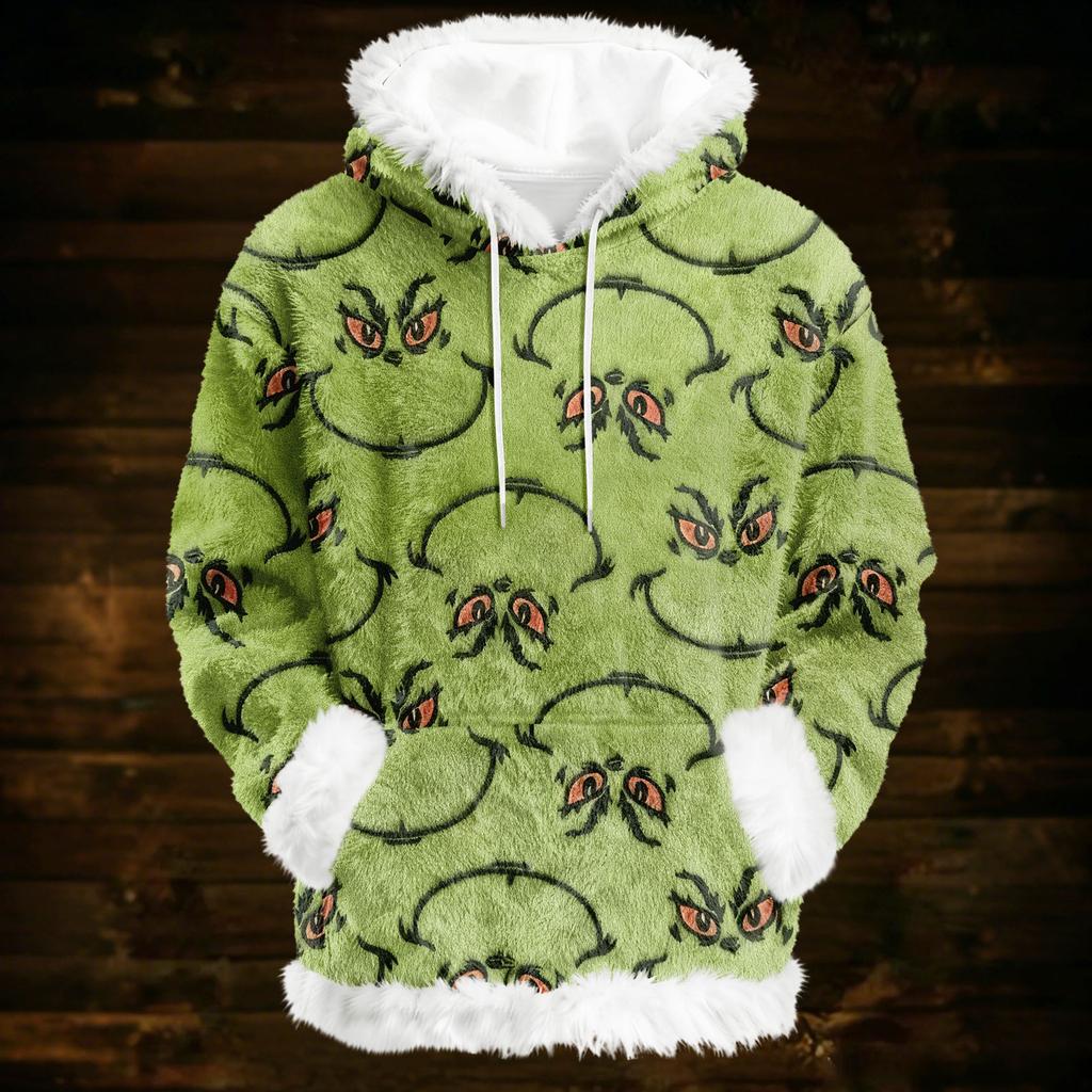 Φούτερ με Κουκούλα Για Γυναίκες Oversized Χειμερινά Βελούδινα Χαριτωμένα Φούτερ Πουλόβερ Μοντέρνα Φθινοπωρινά Χειμερινά Ρούχα