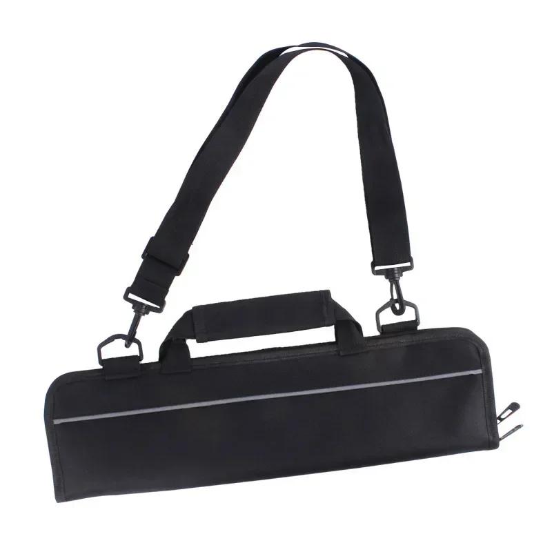Portable Chef Knife Bag with Adjustable Straps Kitchen Cooking Chef Knife Carrying Storage Pockets Cooking Tools Accessories