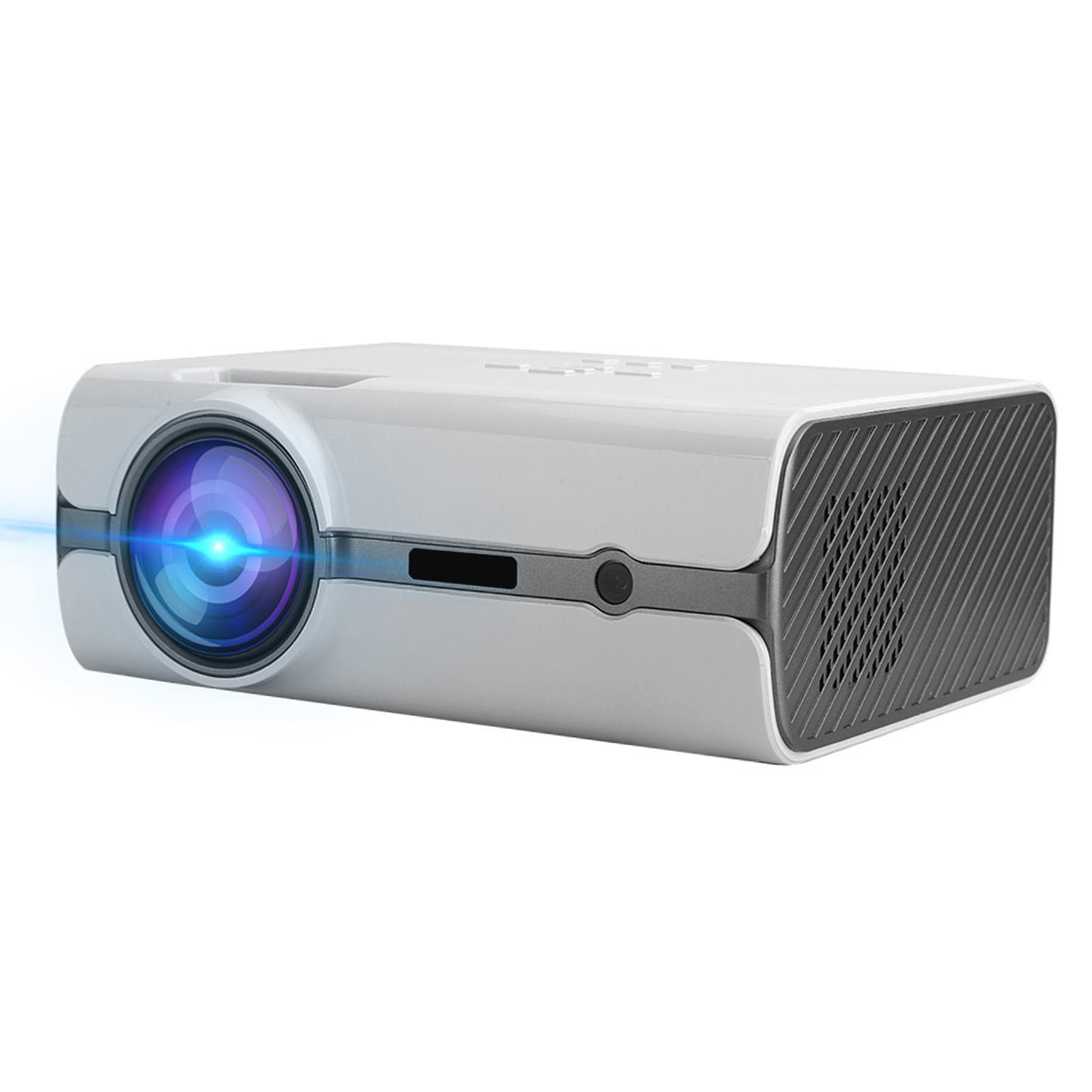 

UHAPPY U45 Мини Домашний Проектор Тот же Экран Беспроводной WiFi Портативный для 720P 1080P UK Plug белый