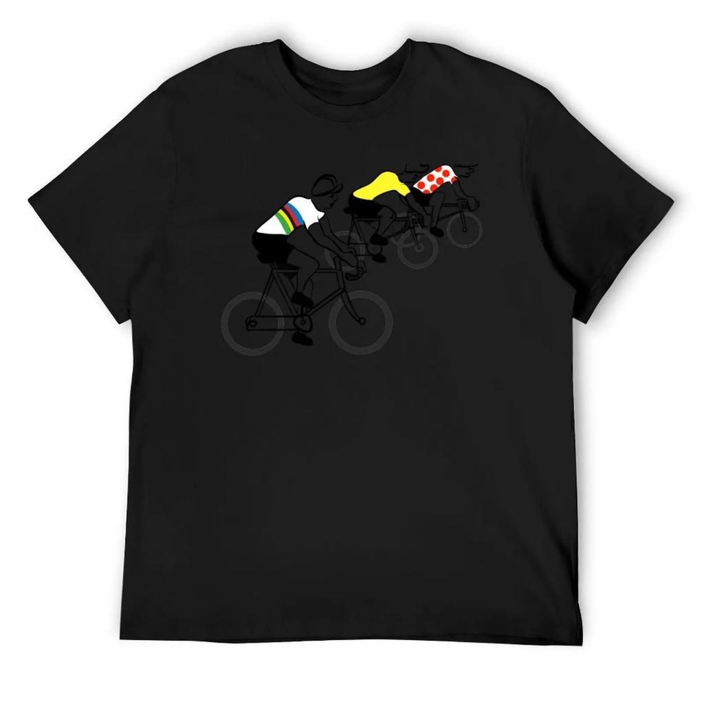 Figure di Ciclisti Vintage con Maglie Colorate