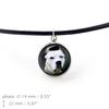 Dogo Argentino – A set of jewelry with your photo, handmade set | Art-Dog
