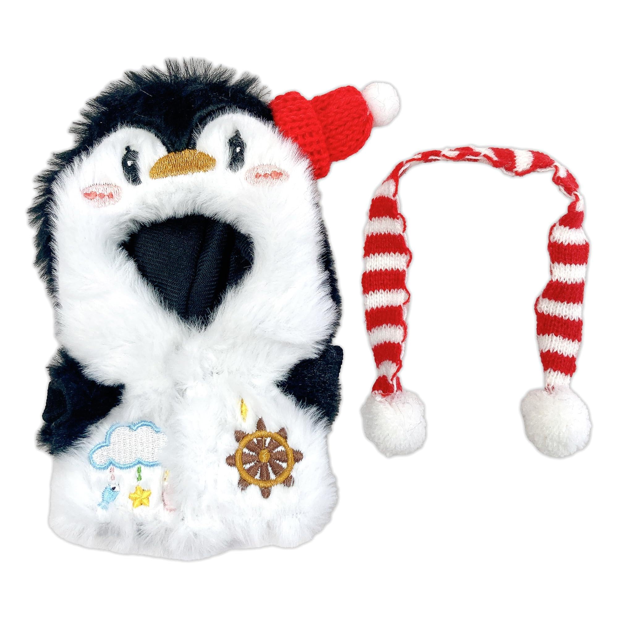 

Fluffy Christmas Kigurumi for 10cm Penguin Plush Kigurumi Otaku Doll Kpopdoll Costume Clothes, Accessories, Activities, Mascot, [Used]