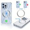 Universal Magnetic Metal Plate Ring For Samsung iPhone Magsafe Wireless Charger Car Phone Holder Sticker Round Magnet Patch