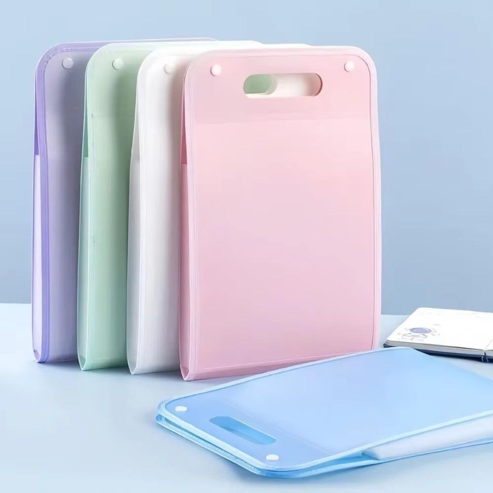 Partitioned Structure A4 File Folder Accordion File Organizer New Document Bag Office Use