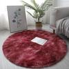 Home Textile Decoration Circle Round Shaggy Rug Living Room Bedroom Carpet Floor Mat Anti-Skid Soft And Valuable Area Rug 1pc