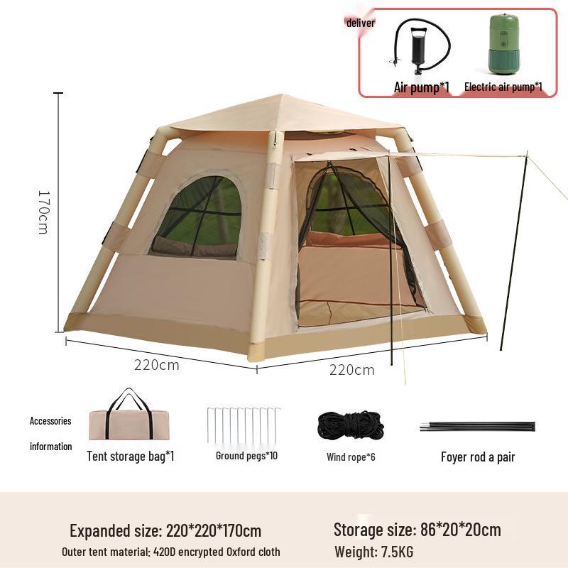 Fully Automatic Thickened Rainproof Oxford Cloth Portable Camping Tent