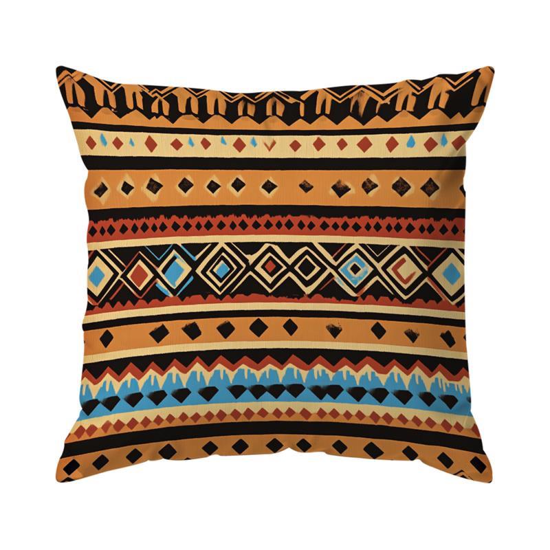African Tribal Pattern Decorative Sofa Cushion Cover Pillow Pillowcase Throw Pillows Home Decor Pillowcover 45x45cm