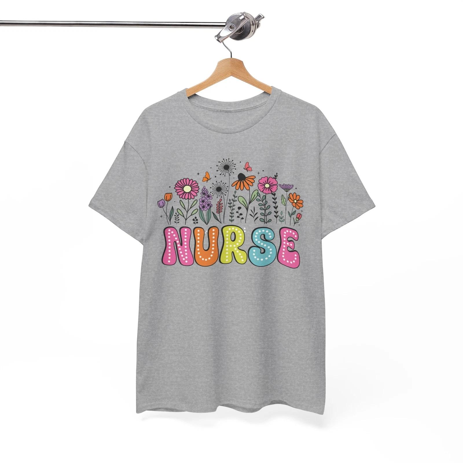 Nurse by Day, Superhero by Night T-Shirt | Funny RN Gift Shirt L